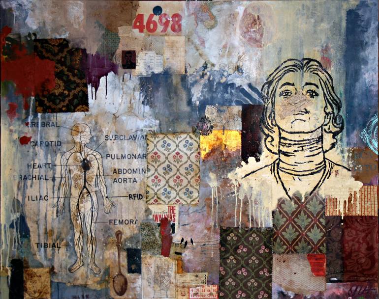 Surrogate Oracle Collage by Oliver Peterson | Saatchi Art