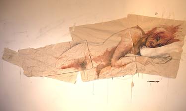 Original Realism Nude Painting by Amanda Roberts