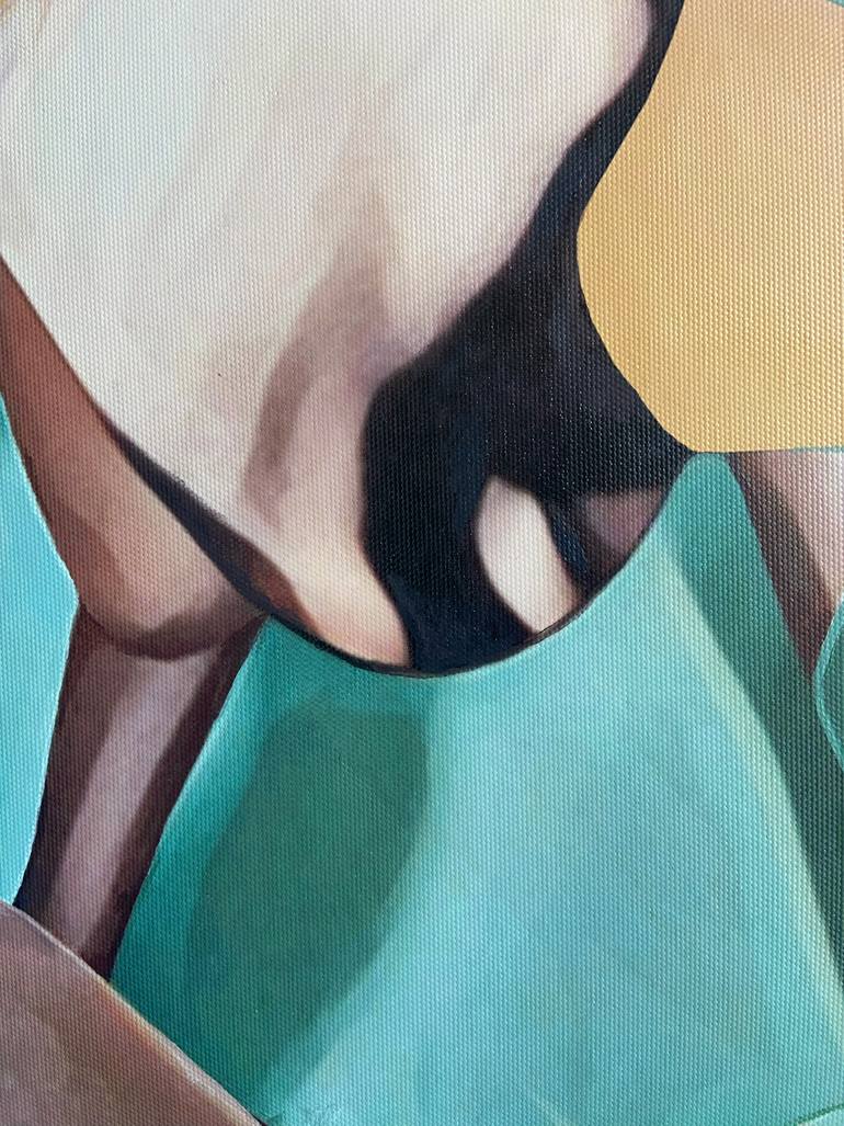 Original Contemporary People Painting by Natalia Lewandowska