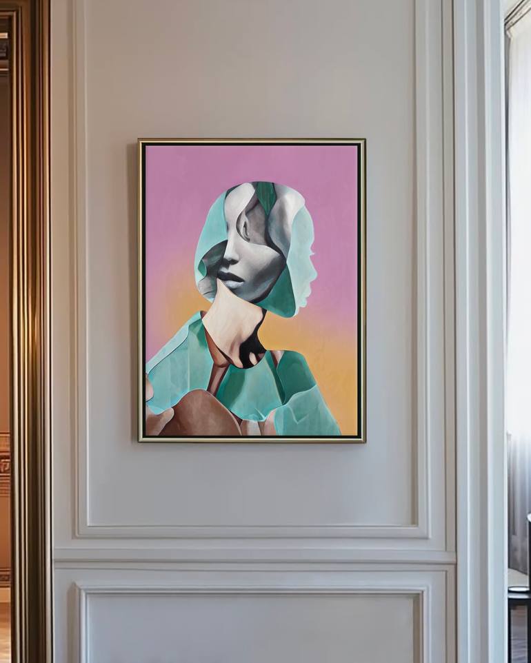 Original Contemporary People Painting by Natalia Lewandowska
