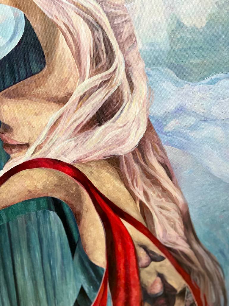 Original Contemporary People Painting by Natalia Lewandowska
