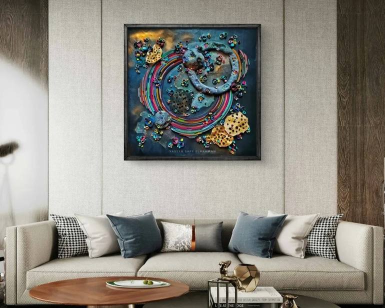 A set of 2 Landscape mosaics Mixed Media by Studio Seven | Saatchi