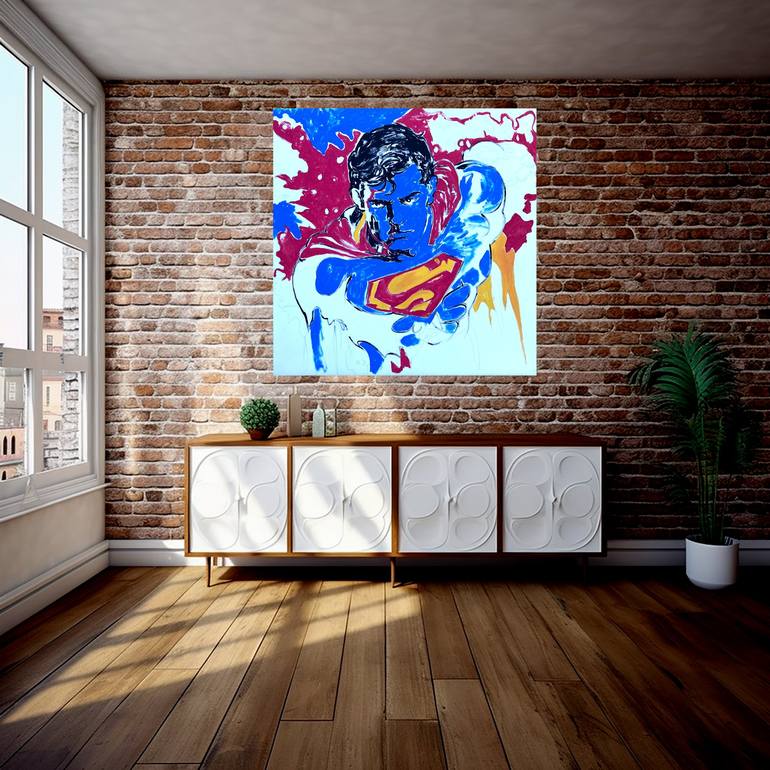 Original Abstract Pop Culture/Celebrity Painting by Robert Erod