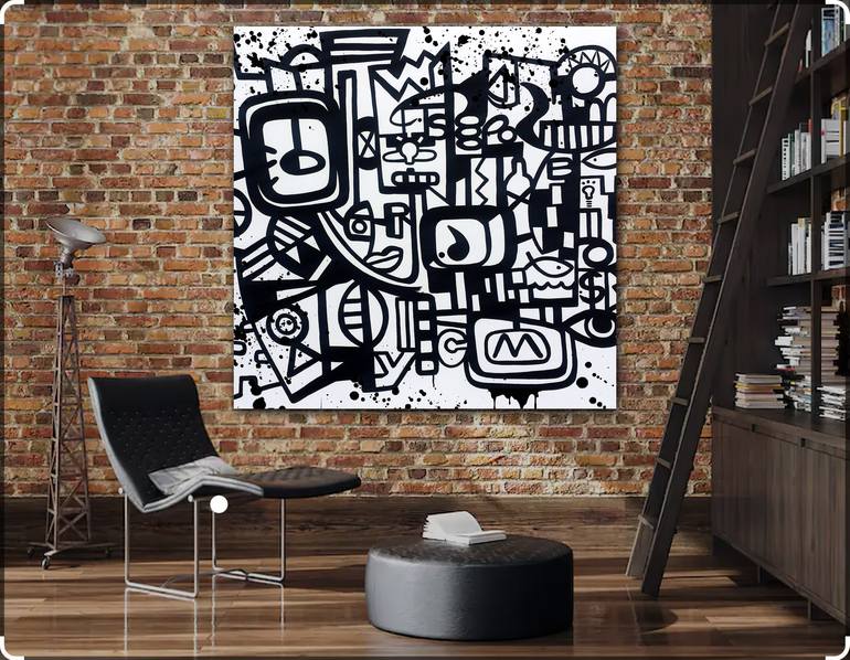 Original Abstract Painting by Robert Erod