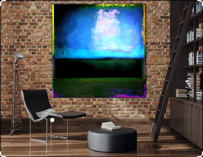 Original Abstract Expressionism Abstract Painting by Robert Erod