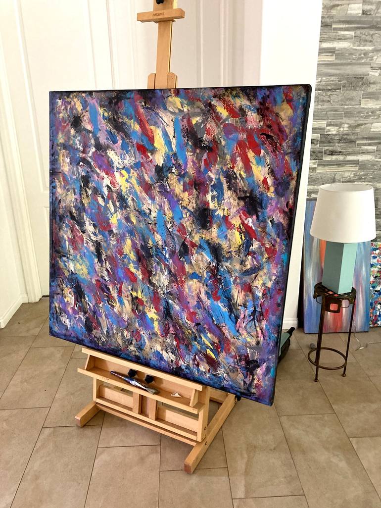 Original Abstract Expressionism Abstract Painting by Robert Erod