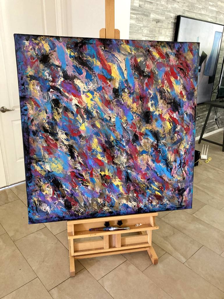 Original Abstract Painting by Robert Erod