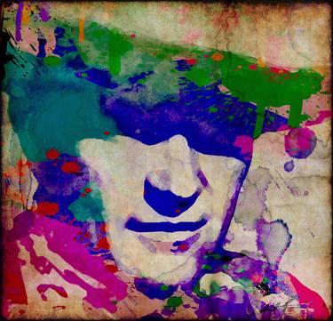 Original Abstract Expressionism Celebrity Digital by Robert Erod