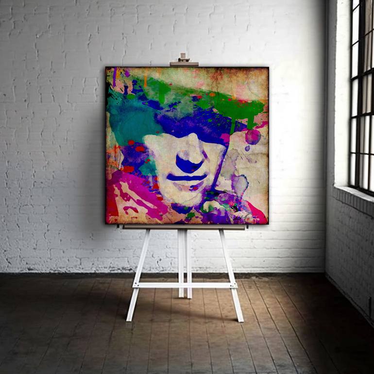 Original Abstract Expressionism Celebrity Digital by Robert Erod