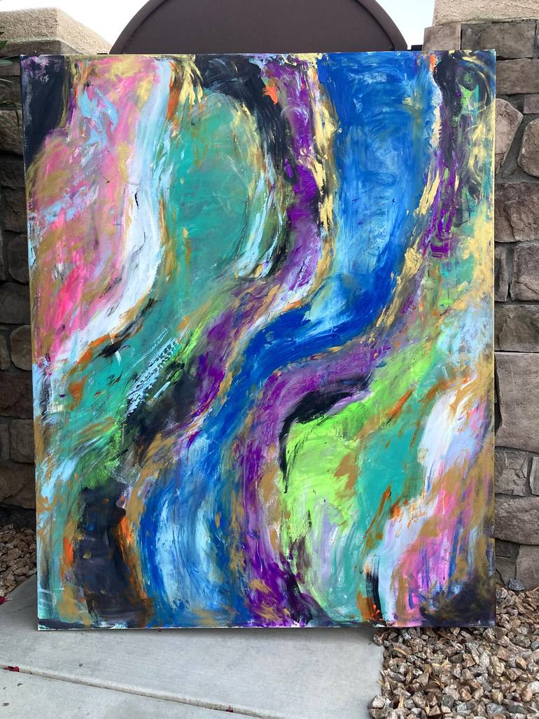 Original Abstract Painting by Robert Erod