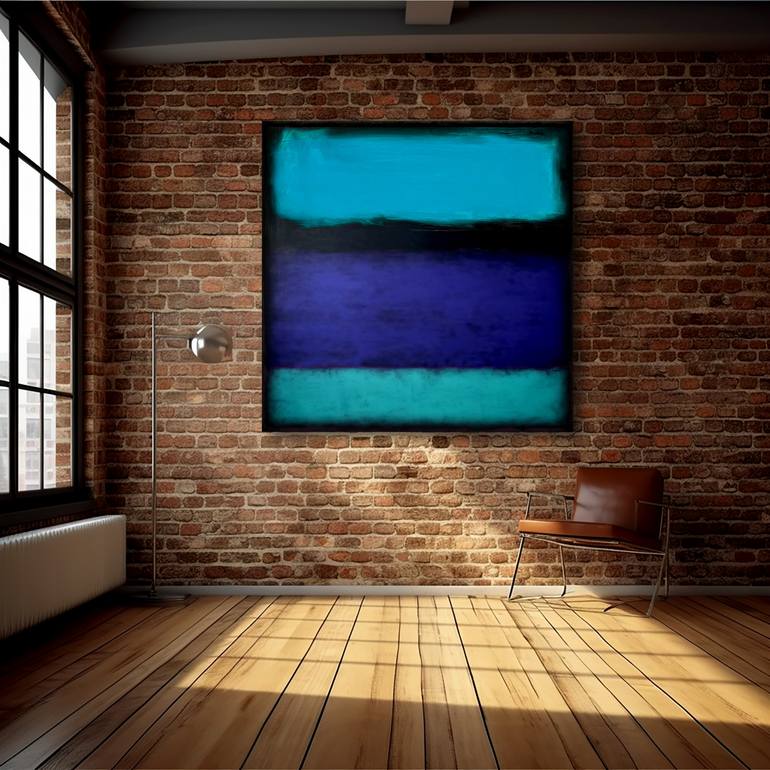 Original Abstract Expressionism Abstract Painting by Robert Erod