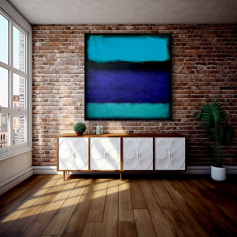 Original Abstract Expressionism Abstract Painting by Robert Erod