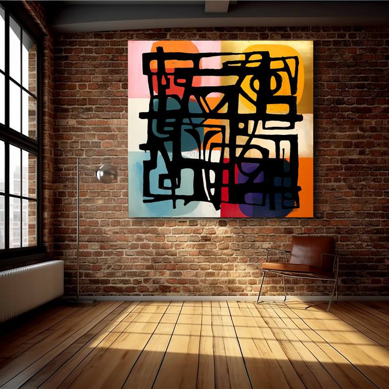 Original Abstract Painting by Robert Erod