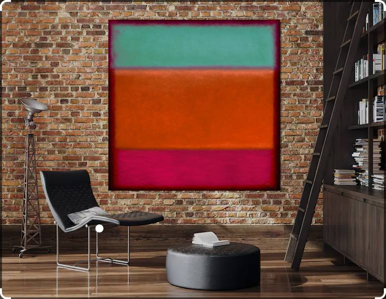 Original Abstract Expressionism Abstract Painting by Robert Erod