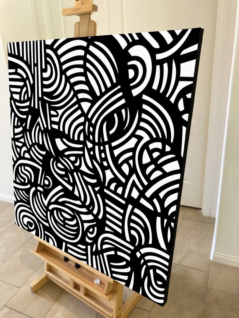 Original Abstract Painting by Robert Erod