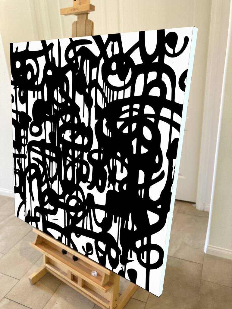 Original Abstract Expressionism Abstract Painting by Robert Erod