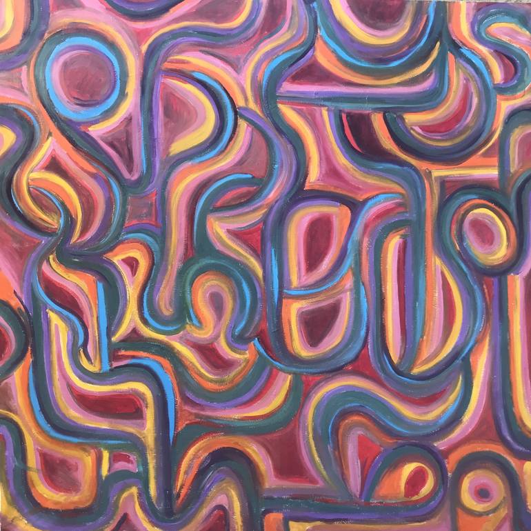 Original Abstract Expressionism Abstract Paintings by Robert Erod