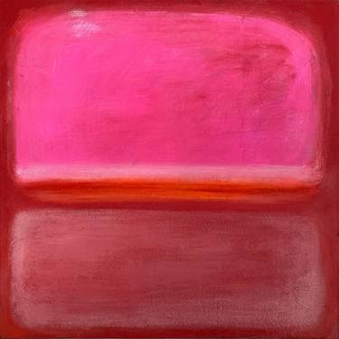 Handmade Original Rothko Sunset  35x35 thumb