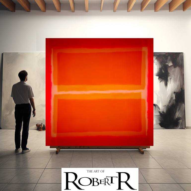 Original Abstract Expressionism Abstract Painting by Robert Erod