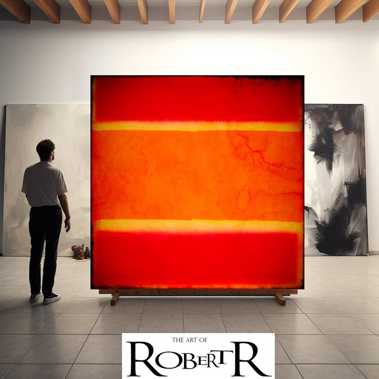 Original Abstract Expressionism Abstract Painting by Robert Erod