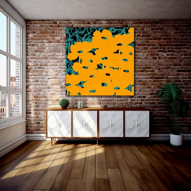 Original Abstract Expressionism Botanic Digital by Robert Erod