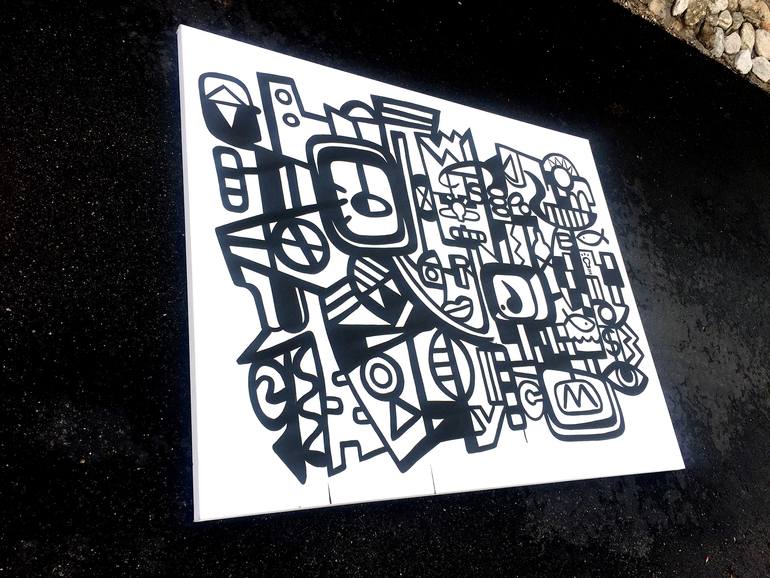 Original Abstract Expressionism Abstract Painting by Robert Erod