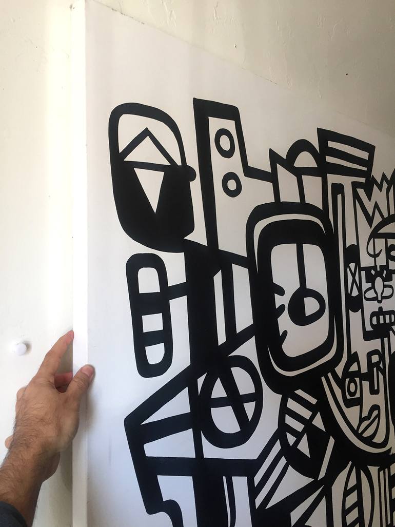 Original Abstract Expressionism Abstract Painting by Robert Erod