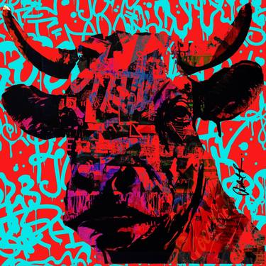 Original Abstract Expressionism Animal Digital by Robert Erod