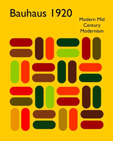 Bauhaus 2 Poster Original by Robert thumb