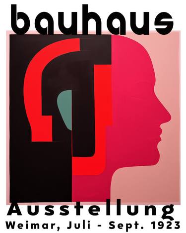 Original art inspired Bauhaus Poster artist 2024 thumb