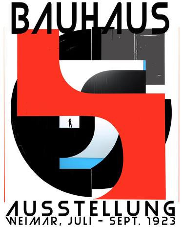 1a Original art inspired Bauhaus Poster artist 2024 thumb