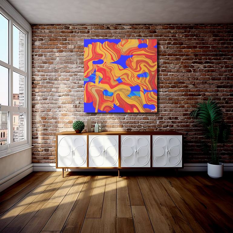 Original Contemporary Abstract Digital by Robert Erod