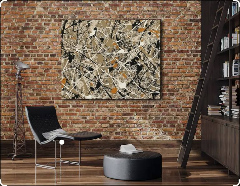 Original Fine Art Abstract Painting by Robert Erod