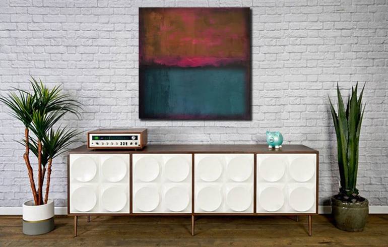 Original Abstract Expressionism Abstract Painting by Robert R Rodriguez