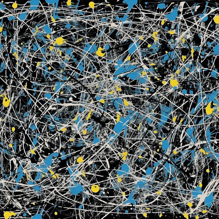 Original Abstract Expressionism Abstract Paintings by Robert Erod