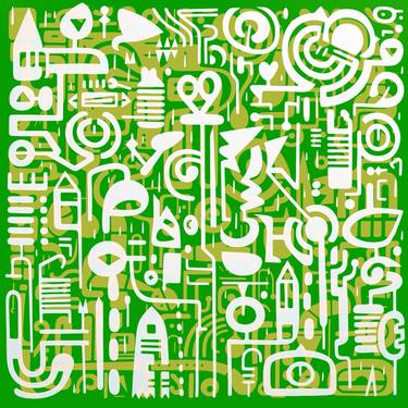 Original Contemporary Abstract Digital by Robert Erod
