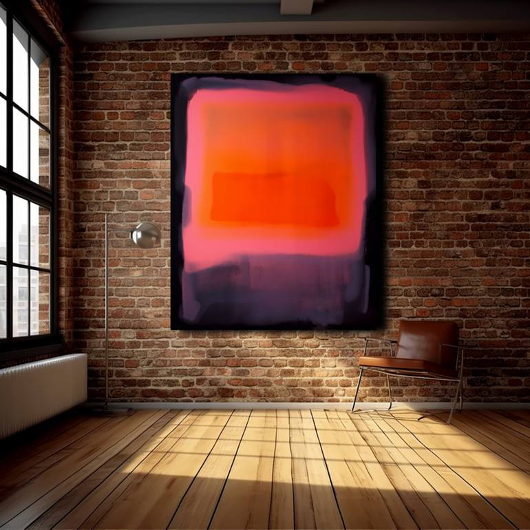 Original Abstract Expressionism Abstract Painting by Robert Erod