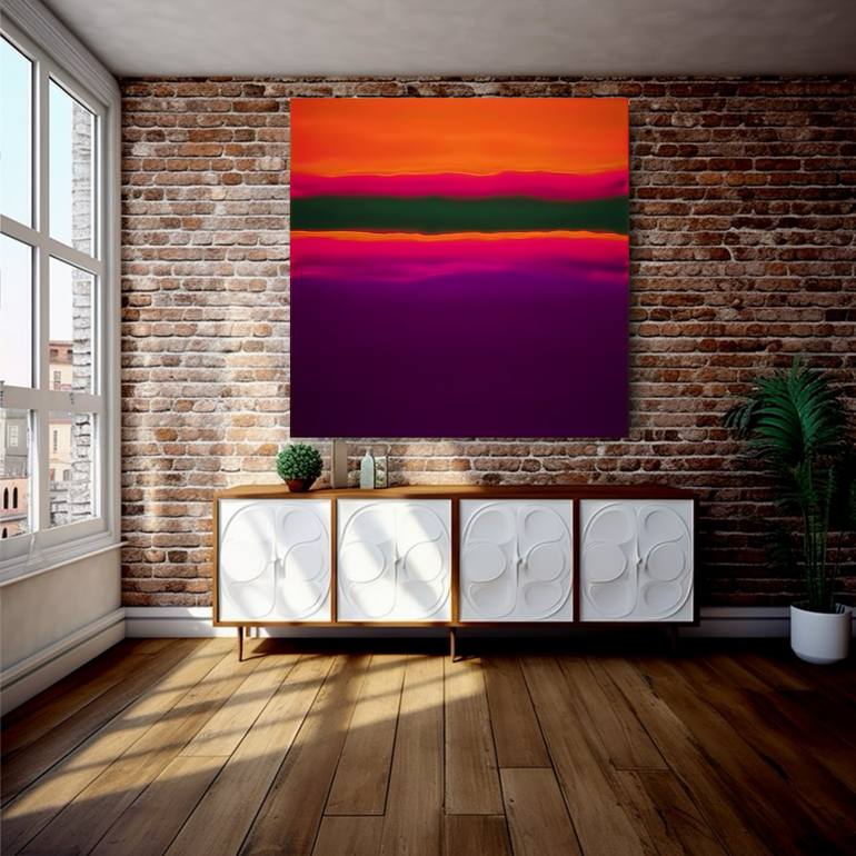 Original Abstract Expressionism Abstract Painting by Robert Erod