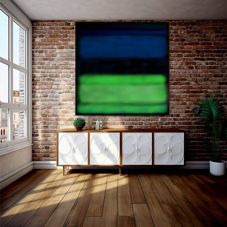 Original Abstract Expressionism Abstract Painting by Robert Erod