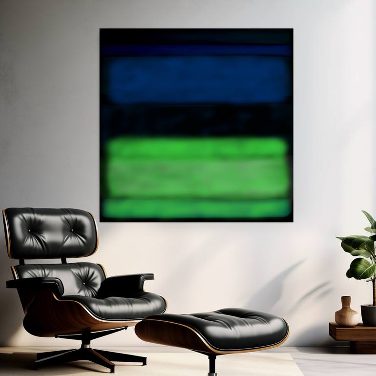 Original Abstract Expressionism Abstract Painting by Robert Erod