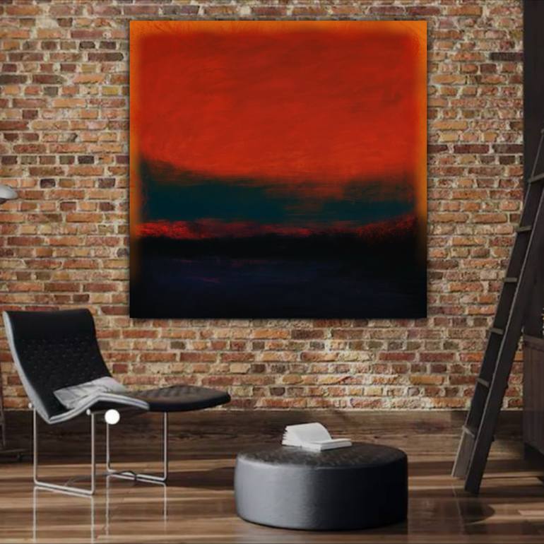 Original Abstract Expressionism Abstract Painting by Robert Erod