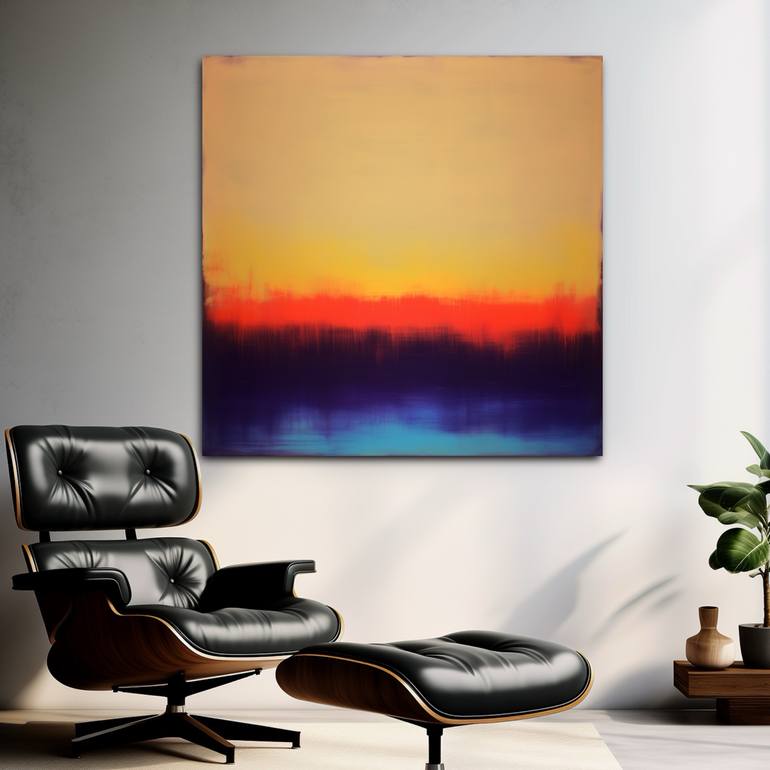 Original Abstract Expressionism Abstract Painting by Robert Erod