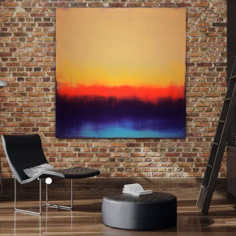 Original Abstract Expressionism Abstract Painting by Robert Erod