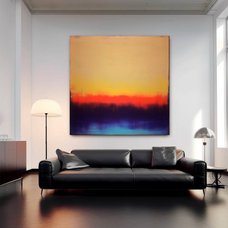 Original Abstract Expressionism Abstract Painting by Robert Erod