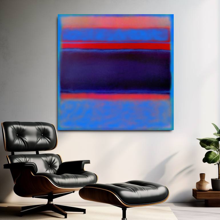 Original Abstract Expressionism Abstract Painting by Robert Erod