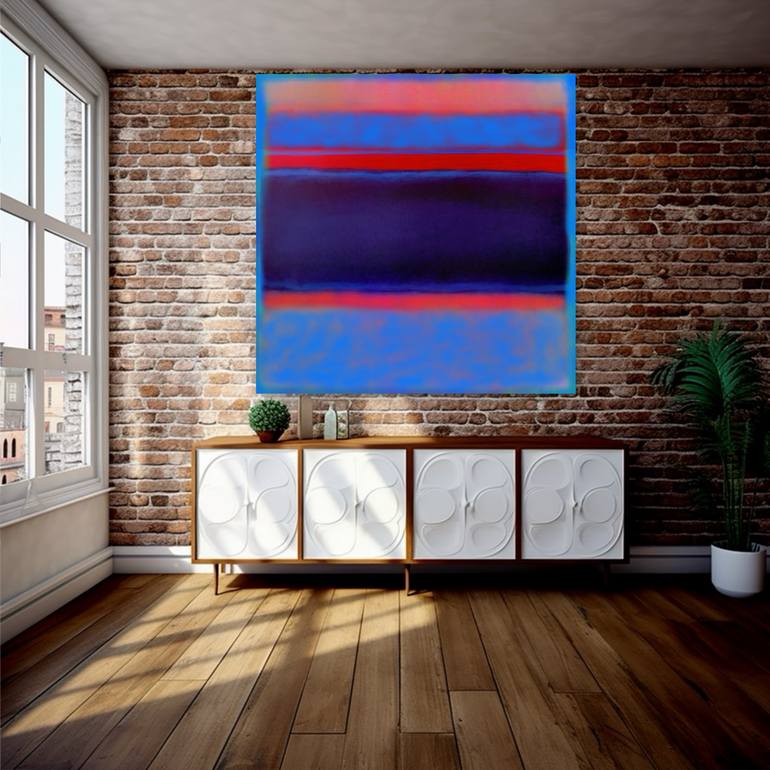 Original Abstract Expressionism Abstract Painting by Robert Erod