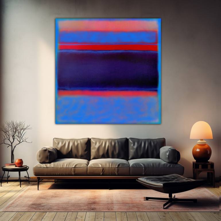 Original Abstract Expressionism Abstract Painting by Robert Erod