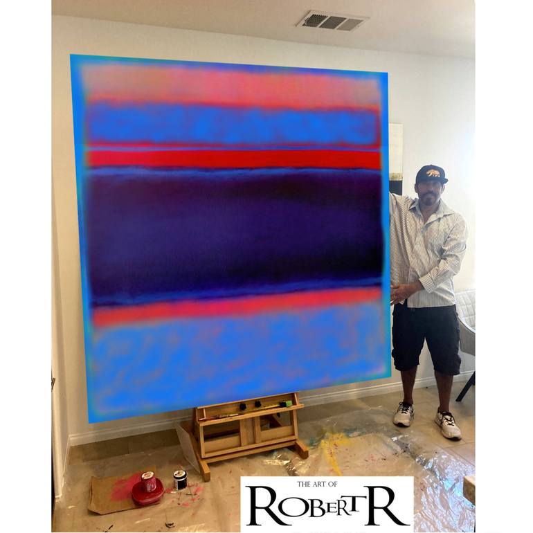 Original Abstract Expressionism Abstract Painting by Robert Erod