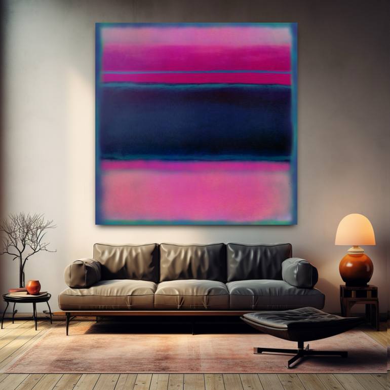 Original Abstract Expressionism Abstract Painting by Robert Erod