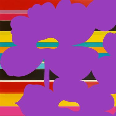 Original Cubism Floral Digital by Robert Erod